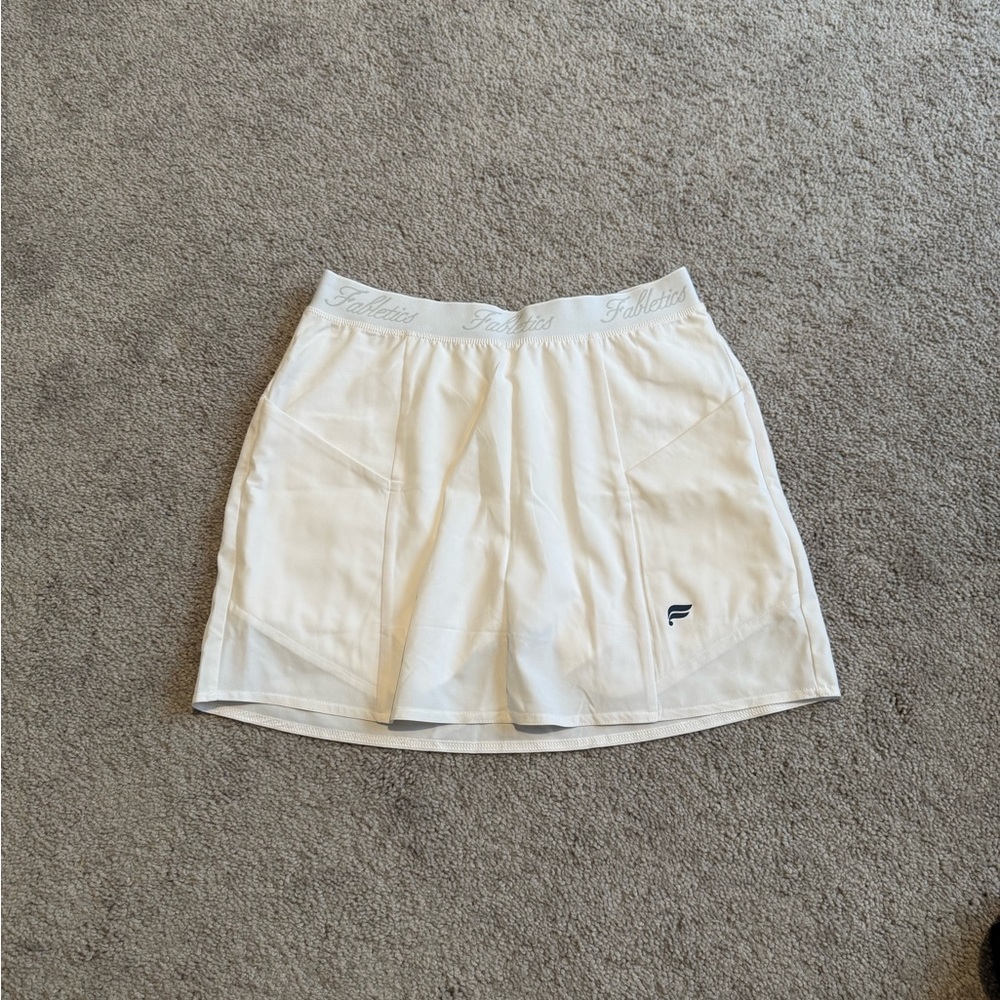 Fabletics White Mini Skirt